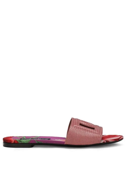 powder pink/multicolour calf leather Dolce & Gabbana | CQ0436AS2208N402